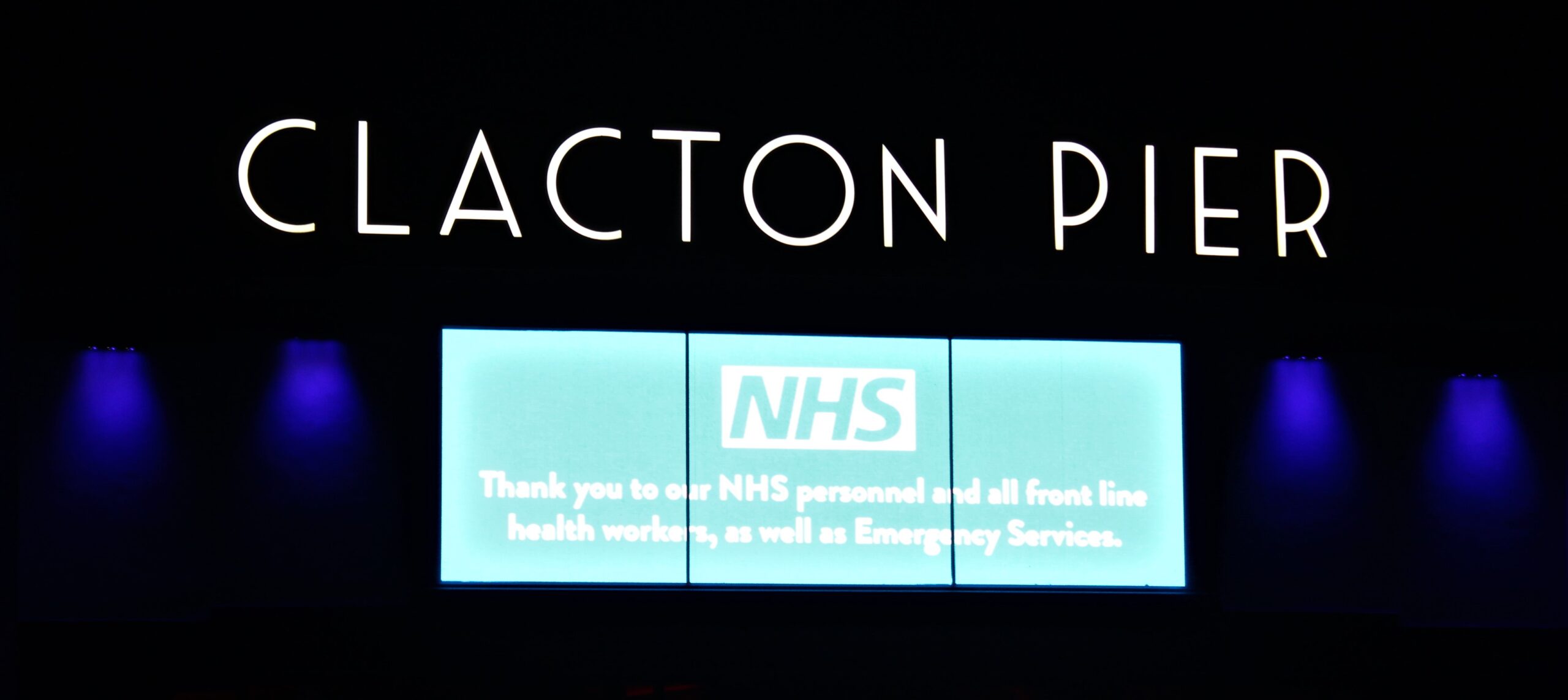 Pier salutes the NHS