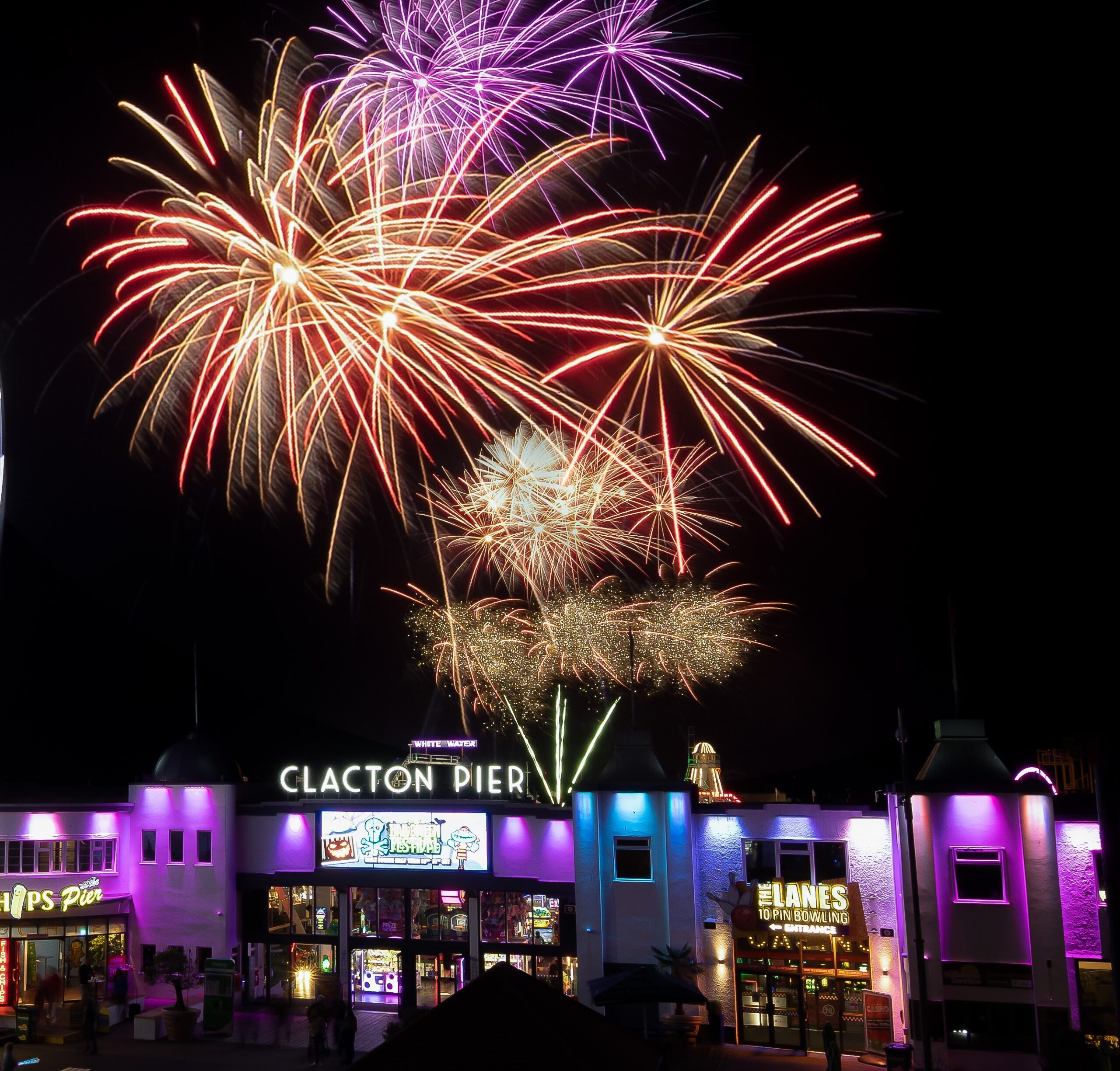 Two fireworks displays on Saturday