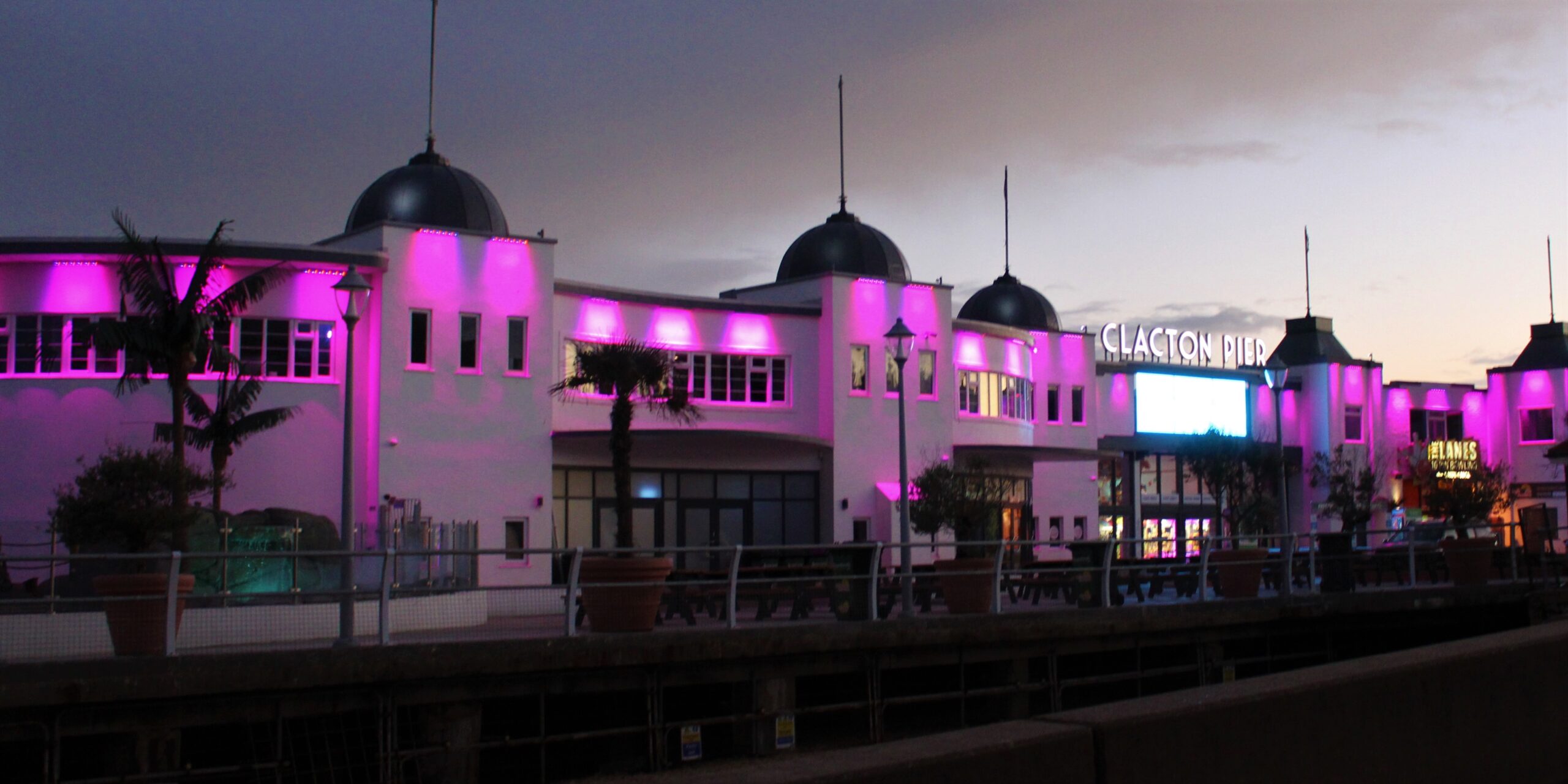 Pier is in the pink