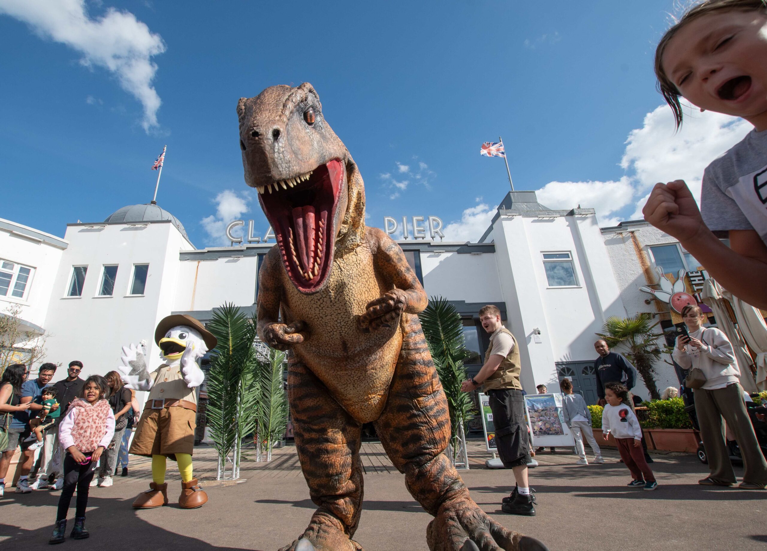Half term of Jurassic fun gets off to roaring and explosive start