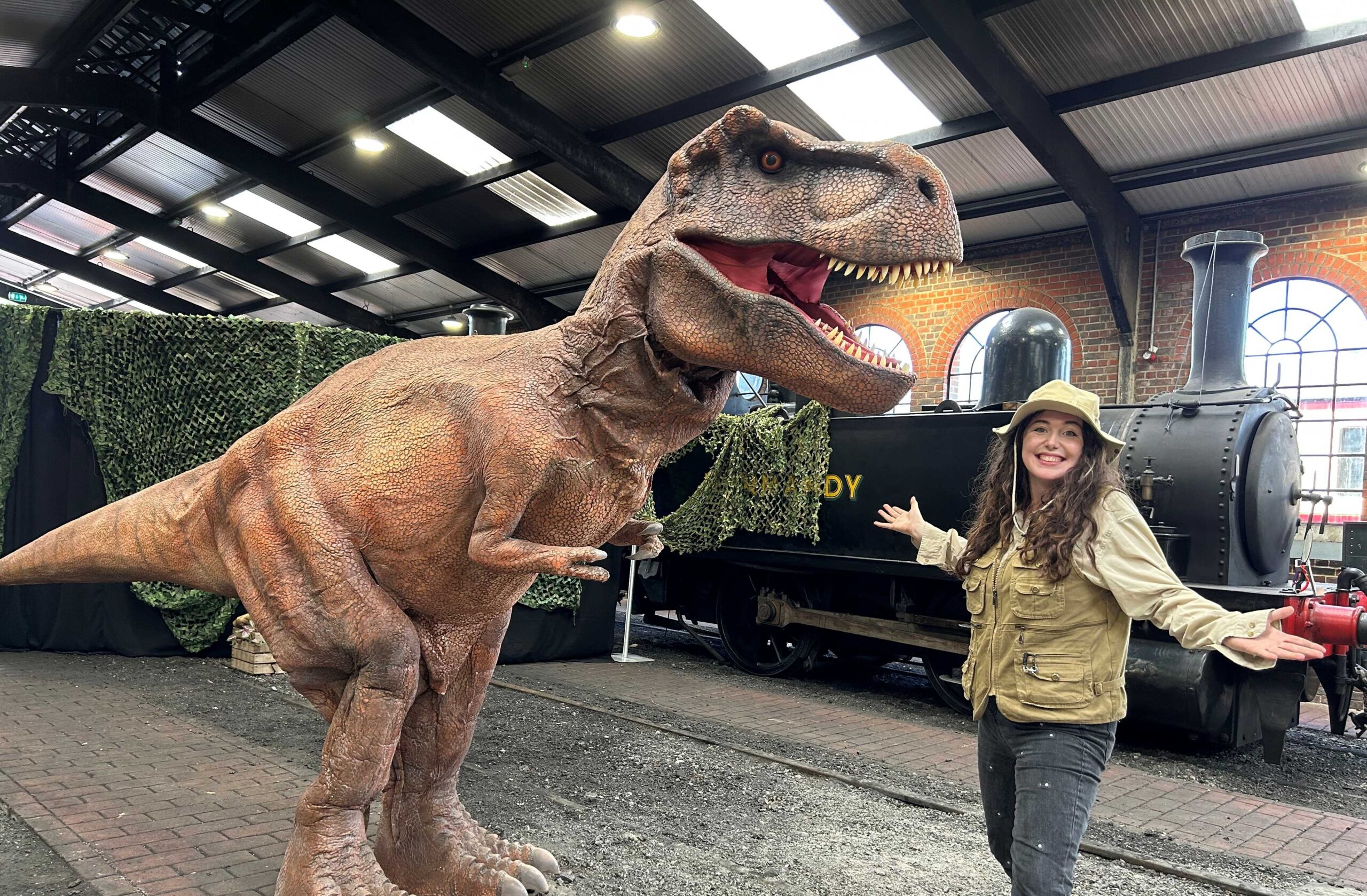 Final preparations underway for half term packed with prehistoric fun