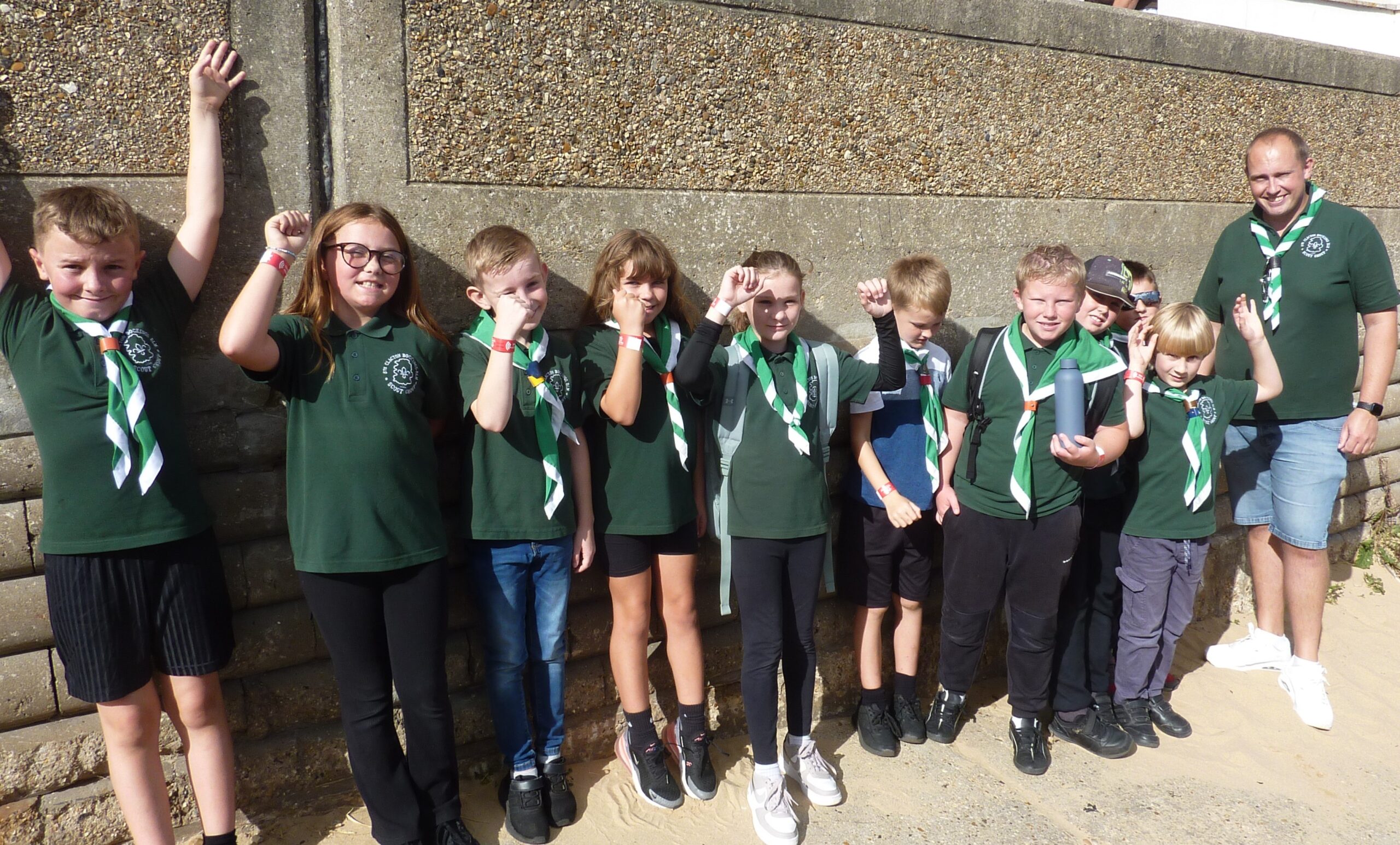 Youngsters pound the promenade to raise vital funds