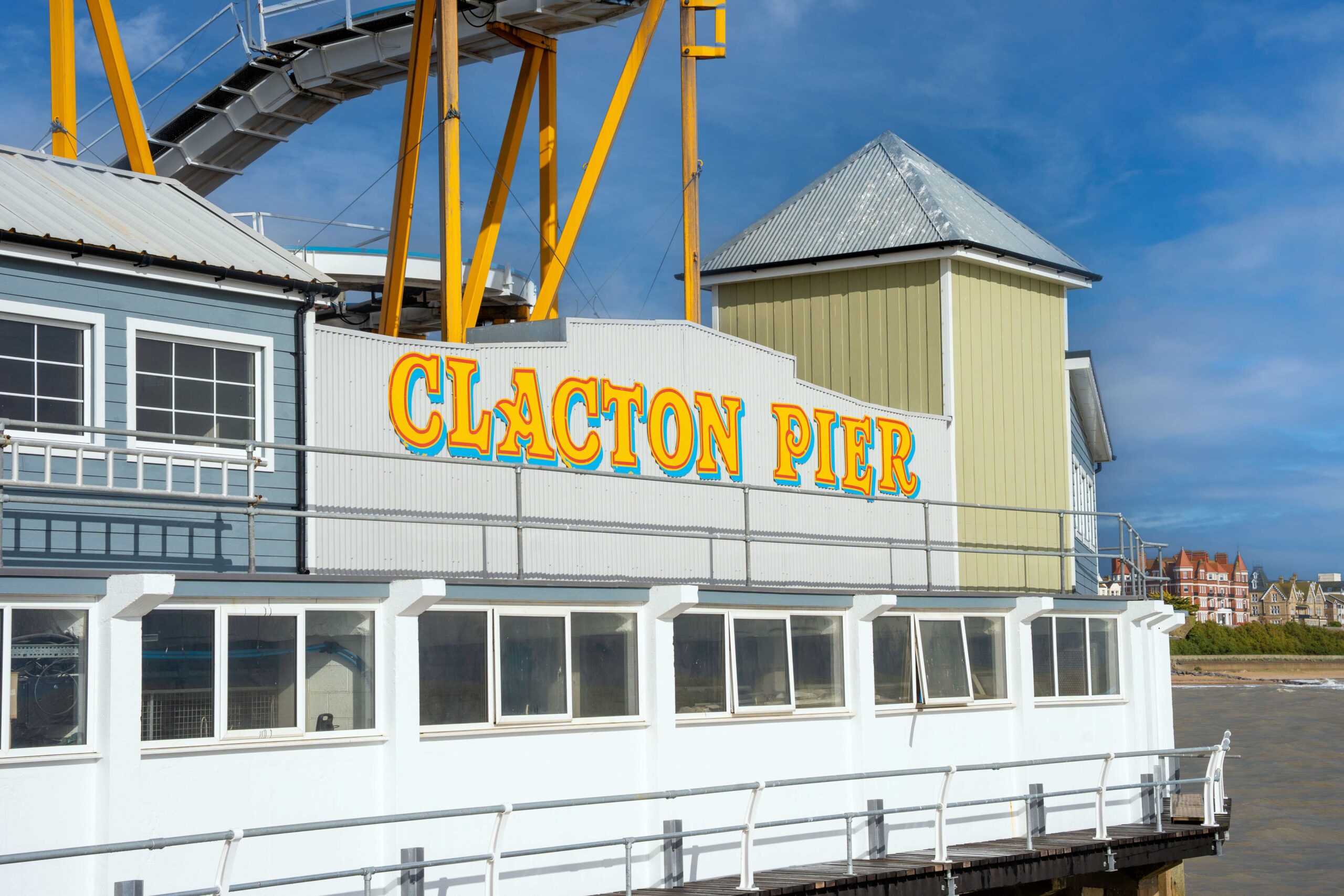 Iconic sign put back up on pier building