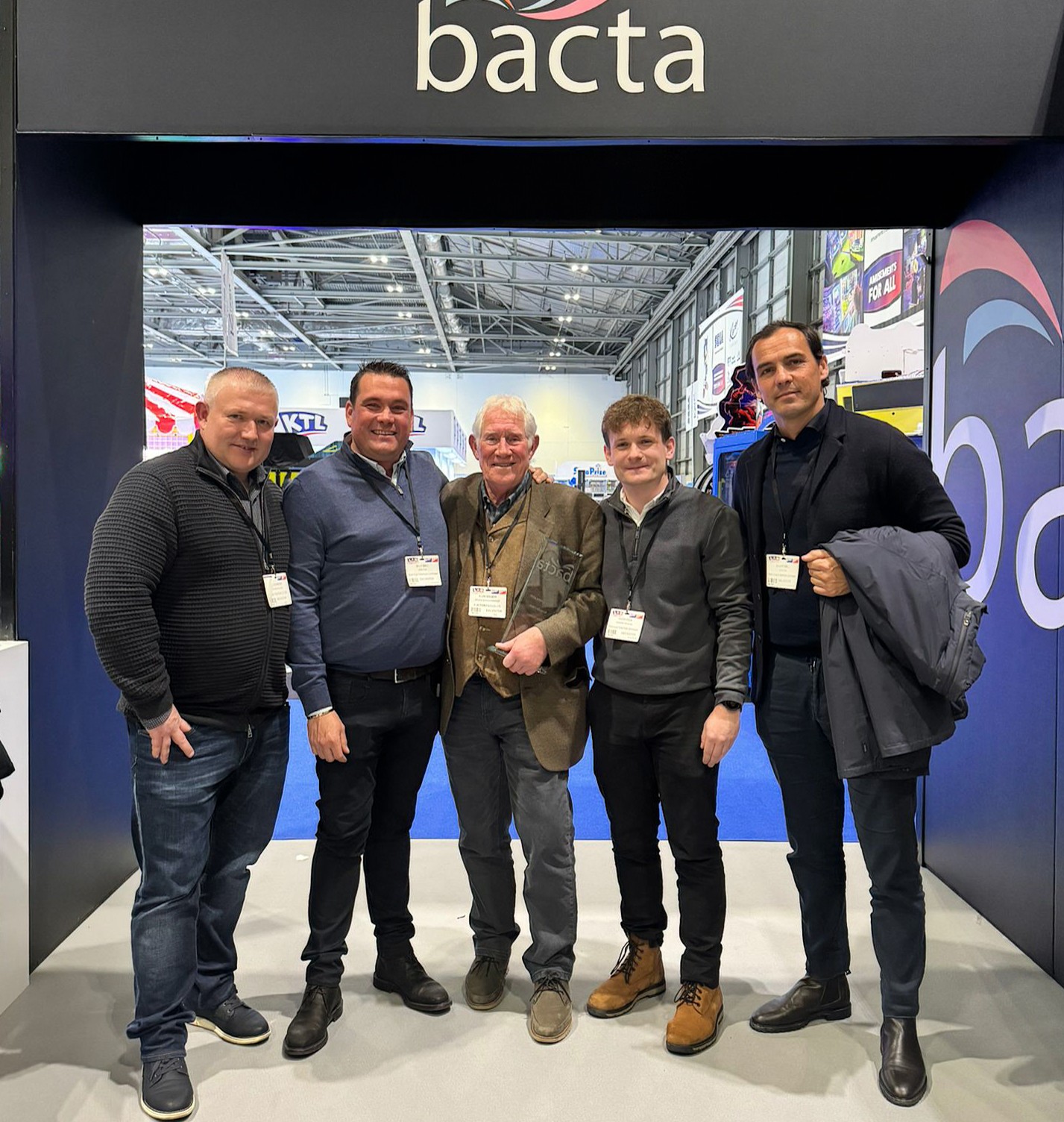 Manager honoured for 50 years in amusement industry