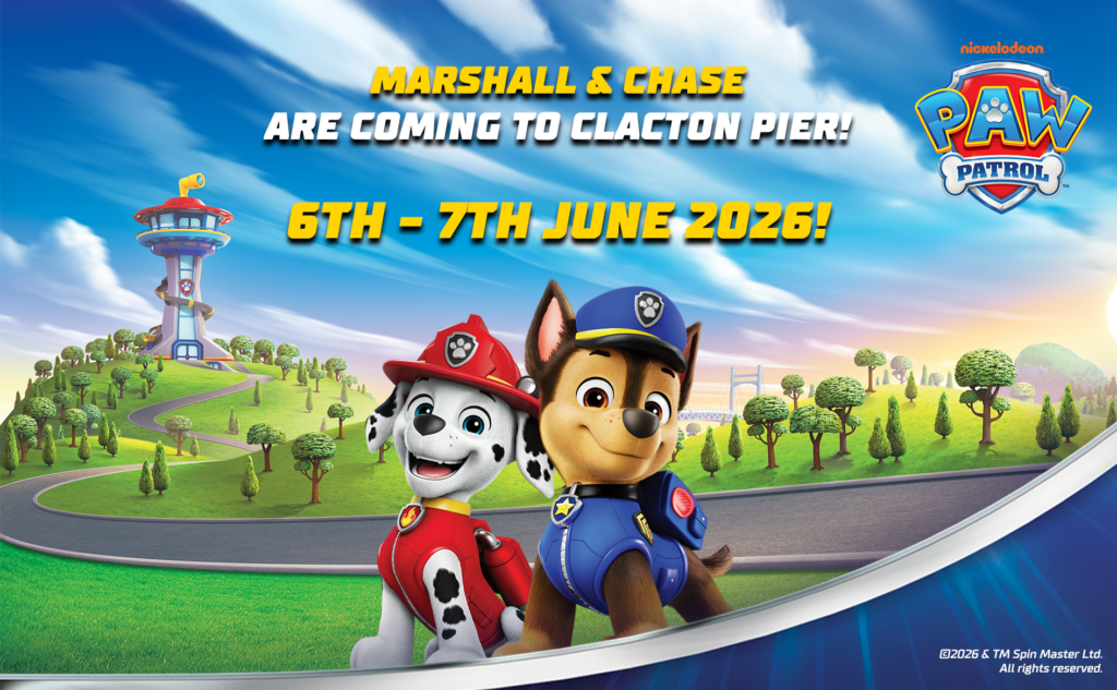Meet PAW Patrol’s Marshall and Chase at Clacton Pier!